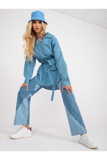 Dámske Košeľa farba Modrá kód RO-KS-GMK-2303.44