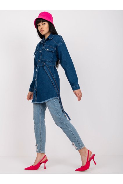 Dámske Košeľa farba Tmavo-modrá kód RO-KS-GMK-2304.39