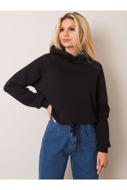 Dámska mikina kód RV-BL-5232.14X (Farba Čierna, Veľkosť S)