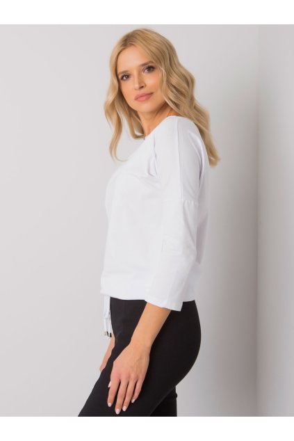 Dámska blúzka na bežný deň biela RV-BZ-4691.41P
