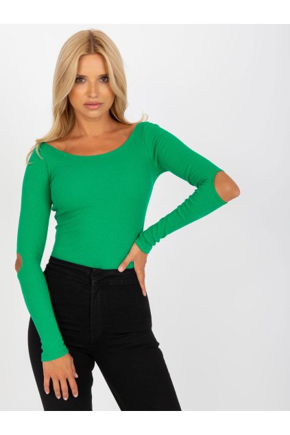 Dámska blúzka s dlhým rukávom čierna RV-BZ-8021.23