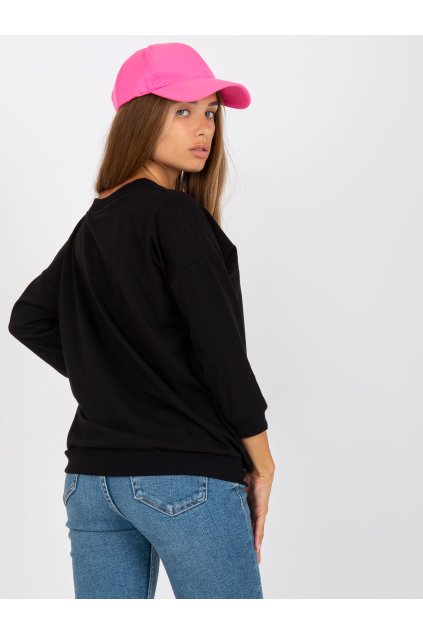 Dámska blúzka na bežný deň čierna RV-BZ-8052.24