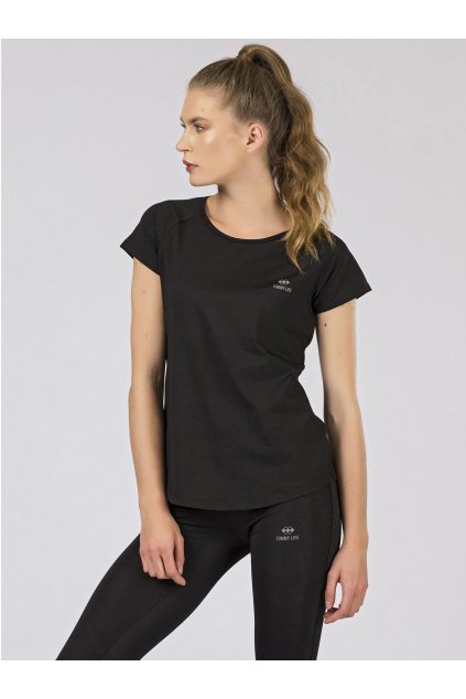 Dámske tričko jednofarebné čierna 298-TS-TL-97101.03X