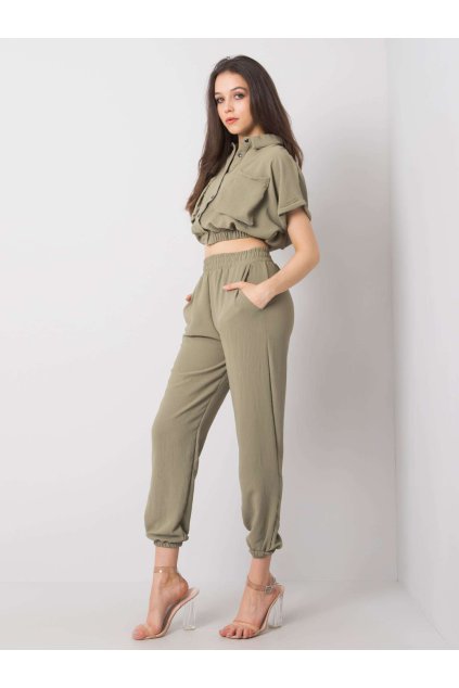 Dámske Komplet farba Khaki kód 346-KMPL-5002.61 (Farba Khaki, Veľkosť S)