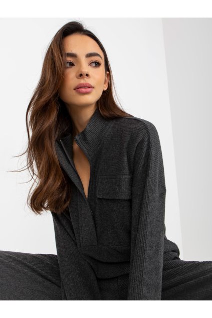 Dámske Pyžamo farba Tmavo-sivá kód BR-PI-9124 (Farba Tmavo-sivá, Veľkosť S)