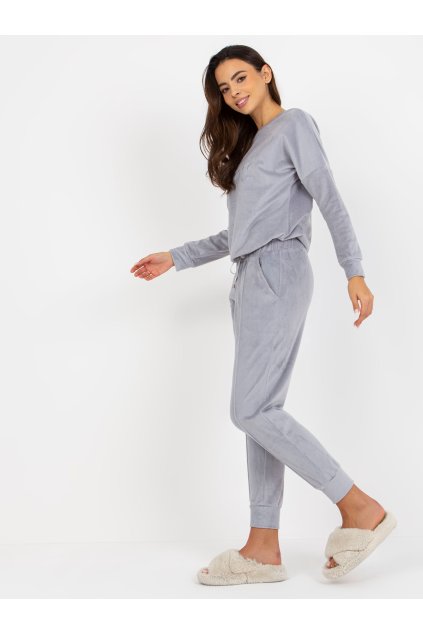 Dámske Pyžamo farba Sivá kód BR-PI-9125 (Farba Sivá, Veľkosť S)