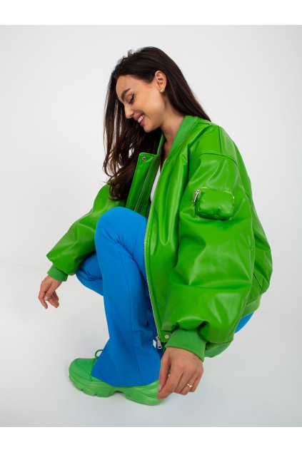 Dámska Bunda farba Svetlo-zelená kód EM-KR-DR-8118.85P