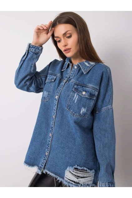 Dámske Košeľa farba Tmavo-modrá kód EM-KS-RD6758.50