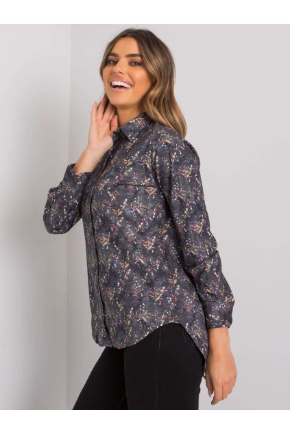 Dámske Košeľa farba Tmavo-sivá kód MT-KS-2710-1.27P