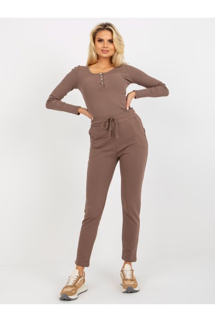 Moderné dámske športové tepláky kód RV-DR-8369.89P