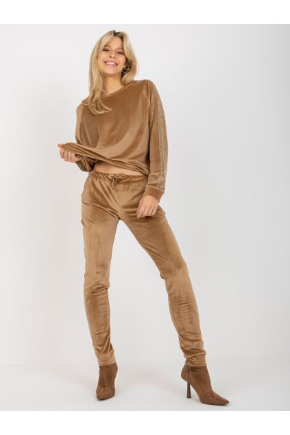 Dámske Komplet farba Hnedá camel kód RV-KMPL-8436.40