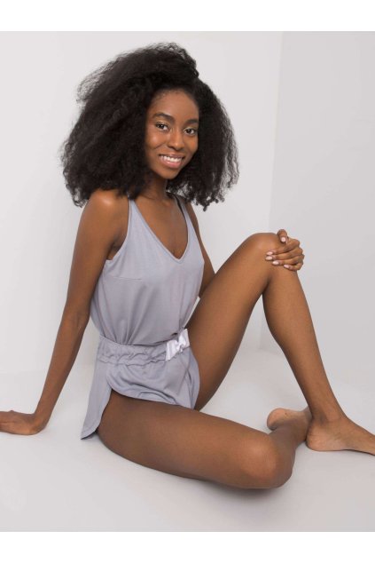 Pyžamo kód RV-PI-7398.89P (Farba Sivá, Veľkosť S/M)