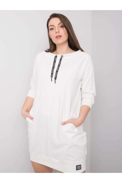 Dámske okrove šaty plus size kód produktu RV-SK-6351.87P