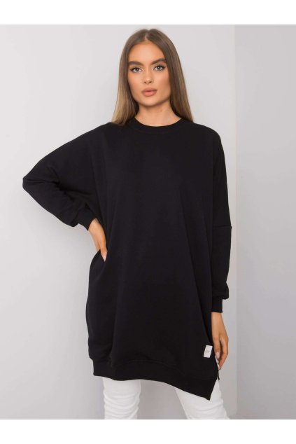 Dámske čierne šaty basic kód produktu RV-SK-7216.95