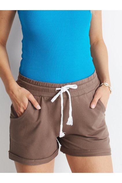 Dámske Šortky farba Hnedá kód RV-SN-4946.67P