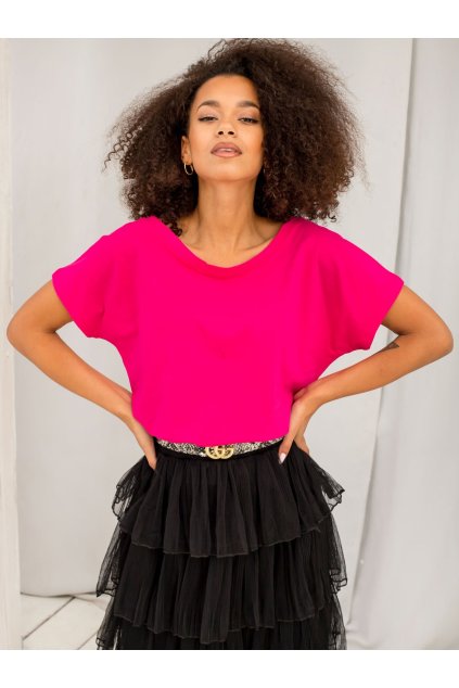 Dámske jednofarebné farba fuksiovo-ružová kód RV-TS-4662.03X