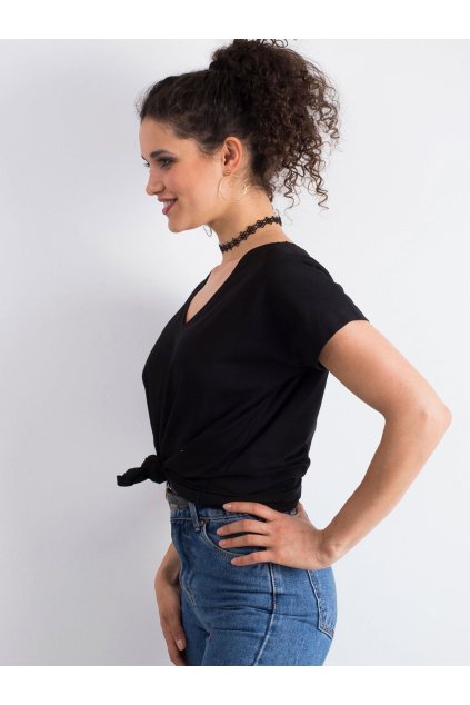 Dámske jednofarebné farba čierna kód RV-TS-4832.12P