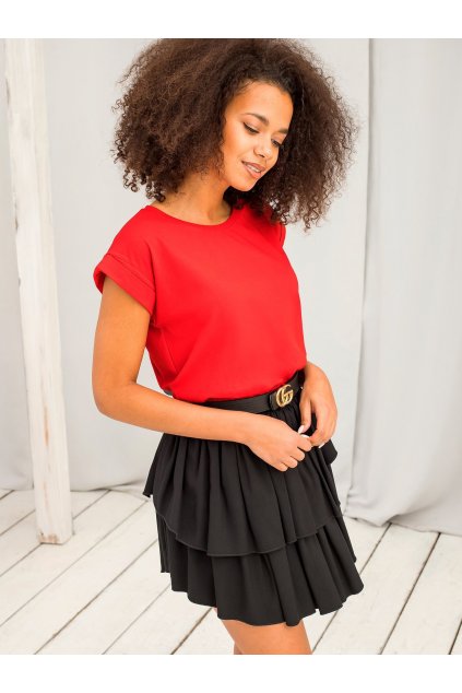 Dámske jednofarebné farba červená kód RV-TS-4833.01P