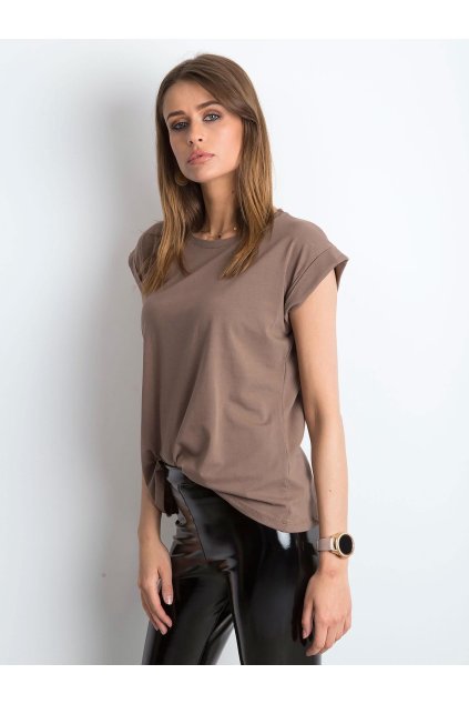 Dámske jednofarebné farba hnedá kód RV-TS-4833.69P