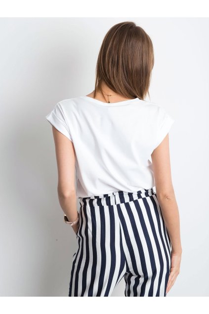 Dámske jednofarebné farba biela kód RV-TS-4833.83P