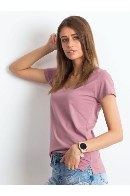 Dámske jednofarebné farba tmavo-ružová kód RV-TS-4837.28P