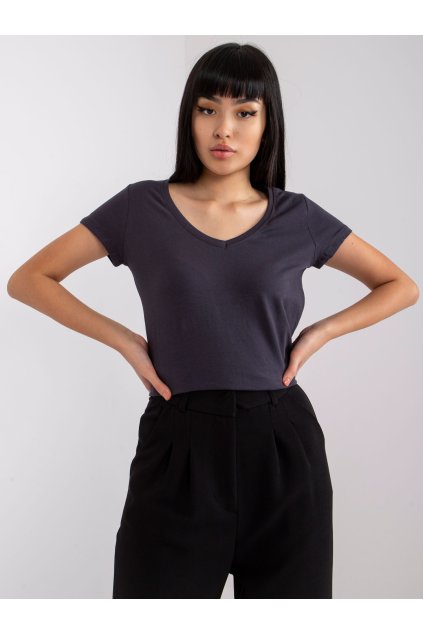 Dámske jednofarebné farba grafitovo-sivá kód RV-TS-4837.30P