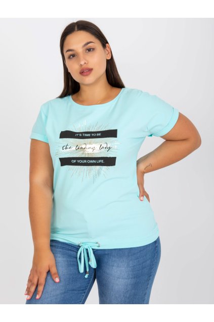 Dámske metové tričko plus size RV-TS-7658.24P