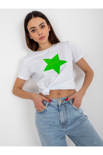 Dámske s podtlačou farba biela kód RV-TS-8626.00