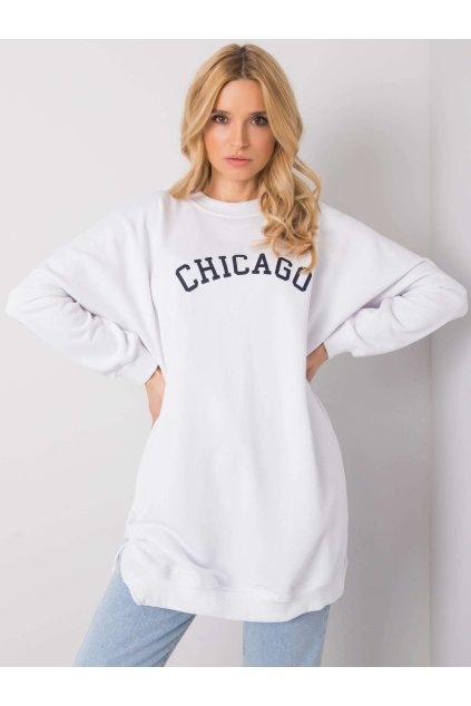 Dámske biele šaty - tunika na bežný deň kód produktu RV-TU-6675.98