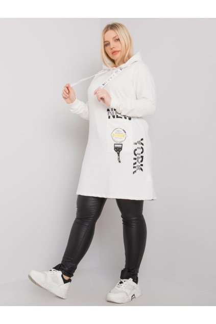 Dámske okrove šaty - tunika pre plnoštíhle moletky kód produktu RV-TU-7221.80P