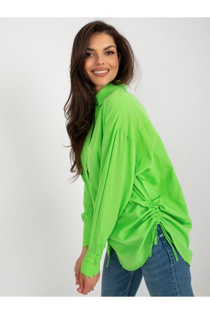 Dámske Košeľa farba Svetlo-zelená kód TO-KS-7128.05X