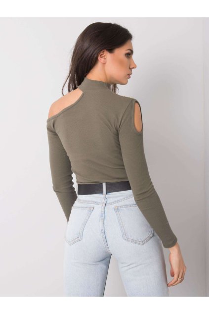 Dámska blúzka s golfom khaki TW-BZ-OB010.25