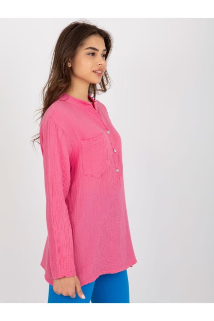 Dámske Košeľa farba Ružová kód TW-KS-BI-1144.07