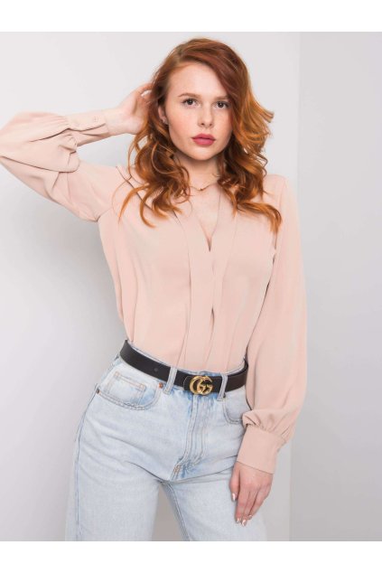 Dámske Košeľa farba Béžová kód TW-KS-BP-195A.22