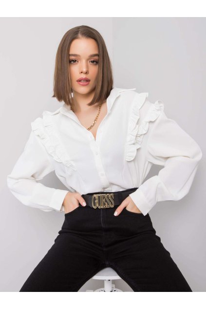 Dámske Košeľa farba Okrová kód TW-KS-BP-5095.20