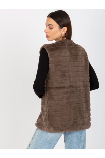 Dámska vesta farba grafitovo-sivá Fact - naj TW-KZ-2114.09P