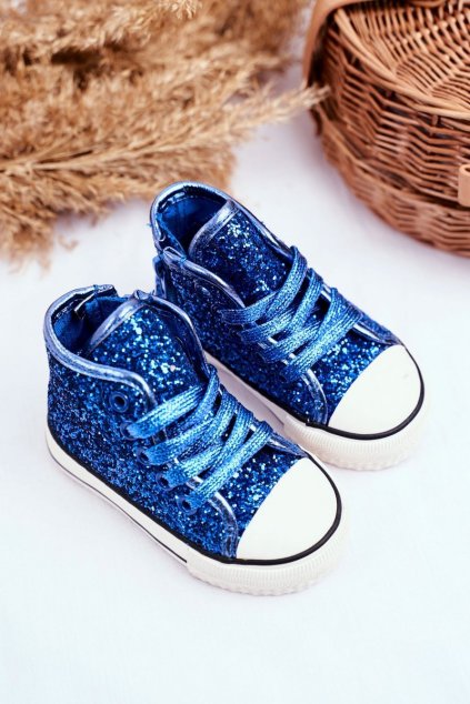 Detské tenisky  tmavo modré kód obuvi 80092-G BLUE