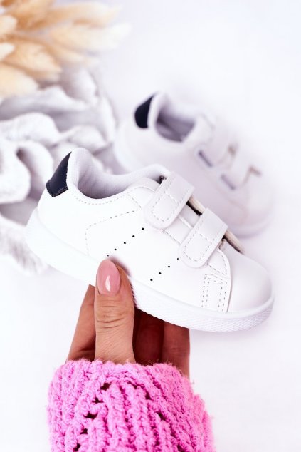Detské tenisky farba biela kód obuvi 805-B WHITE/NAVY