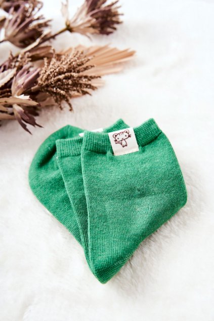 Detské ponožky farba zelená kód GPX103 GREEN
