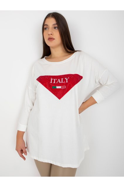 Dámska blúzka plus size okrová VI-BZ-2911.82P