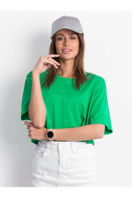 Dámske tričko jednofarebné zelená YP-BZ-AEX0581.97