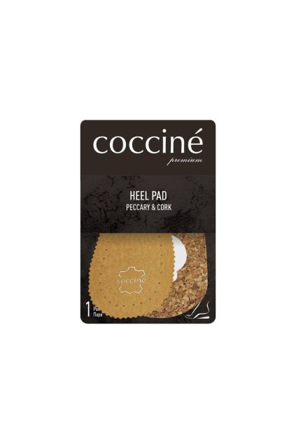 Coccine heel pad corck and leather peccary / HEEL PAD CORK & PECCARY (Veľkosť S)