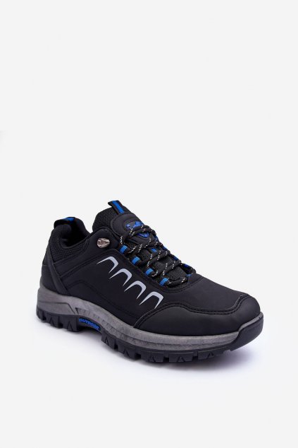 Pánske topánky na zimu  čierne kód obuvi HBDW11 BLACK