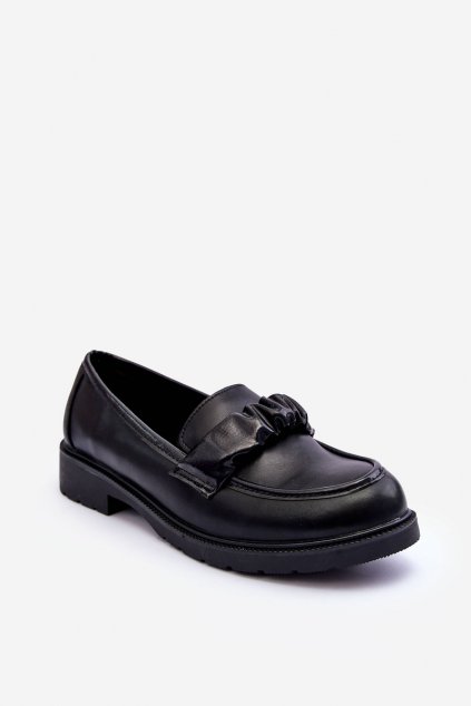 Dámske poltopánky farba čierna kód obuvi HY335 BLACK