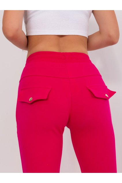 Moderné dámske bavlnené tepláky s elastanom, kód RV-DR-8544.14P