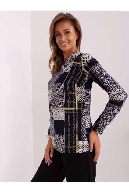 Dámske Košeľa farba Granatovo-modrá kód LK-KS-507450.91P