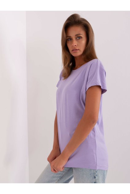 Dámske jednofarebné farba svetlo-fialová kód RV-TS-4662.03X