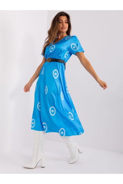 Dámske modre s podtlačeným vzorom kód produktu 15- TemU - 1-DHJ-SK-17260.90 (Farba Modrá, Veľkosť ONE SIZE)