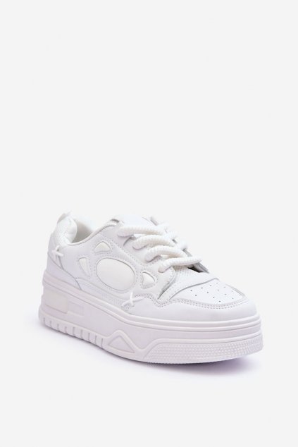 Dámske tenisky farba biela kód obuvi 88-58 WHITE