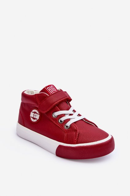 Detské tenisky farba červená kód obuvi EE374004 Czerwony
